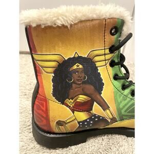 Rare Find Black Wonder Woman Boots - Male 7 / Female 9